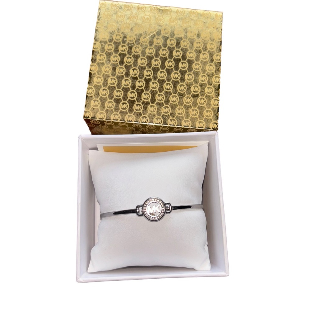 Michael Kors Silver Bracelet Hook Closure
